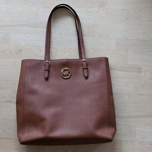 Michael Kors Saffiano Leather Jet Set Tote
